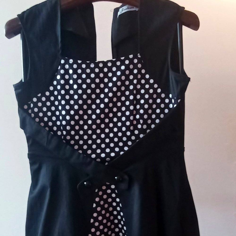 Retro fit and flare dress